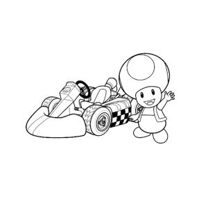 Coloriage Mario Kart 7 Coloriages De Mario Kart Les Personnages