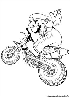 Coloriage Mario Kart 8 Deluxe Dessins Gratuits   Colorier Coloriage Mario Kart   Imprimer
