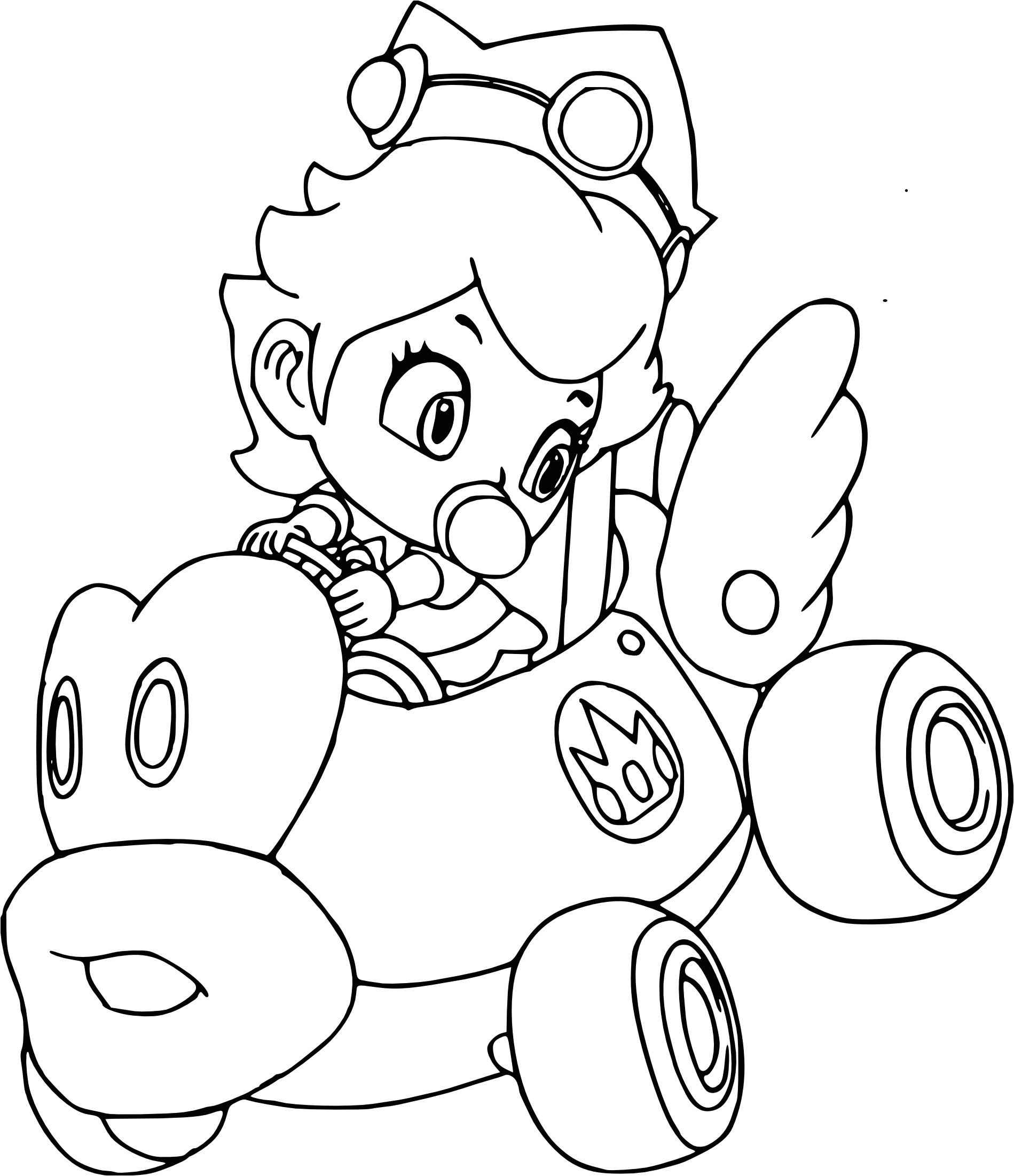 Coloriage Mario Kart à Imprimer Belle Coloriage A Imprimer Mario Kart 7