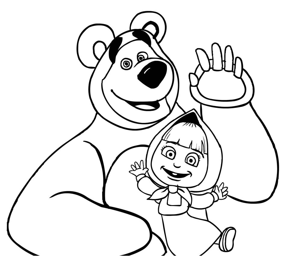 Coloriage Masha Et Michka Noel V½sledek Obrázku Pro Bear and Masha Cake Quotes
