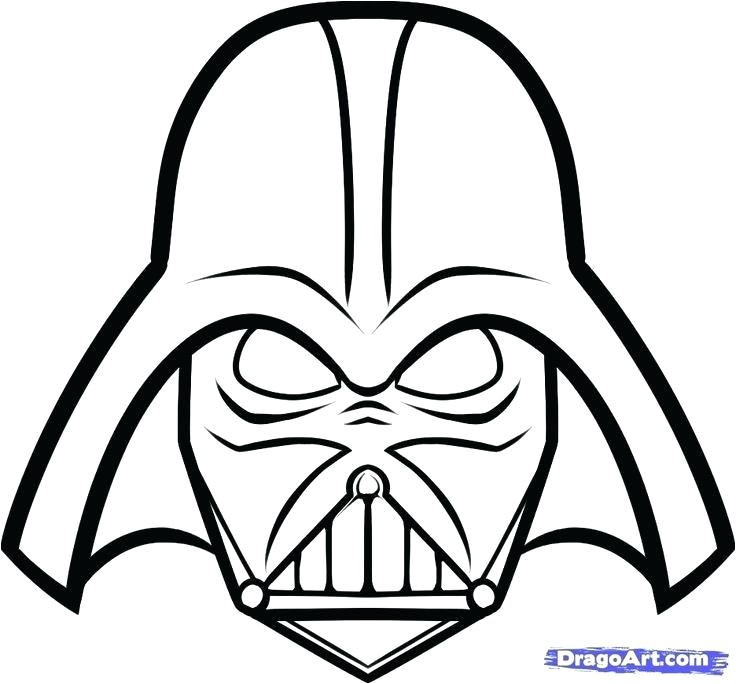 Coloriage Masque De Dark Vador Masque Star Wars A Imprimer Dark Vador Fabriquer – Enajo