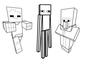 Coloriage Minecraft à Imprimer Gratuit Minecraft Coloriages Pour Enfants
