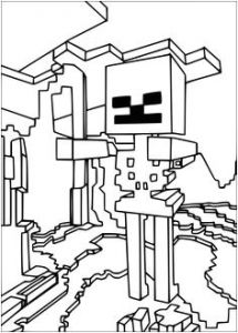 Coloriage Minecraft à Imprimer Gratuit Minecraft Coloring Pages Pinterest