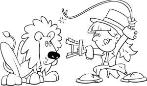 Coloriage Mini Loup Au Cirque Dessins Gratuits Colorier Coloriage Cirque Imprimer