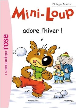 Coloriage Mini Loup Et Sa Petite soeur Mini Loup Adore L Hiver Par Philippe Matter