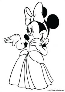 Coloriage Minnie Loup 36 Dessins De Coloriage Minnie A Imprimer Dessin Minnie Anniversaire