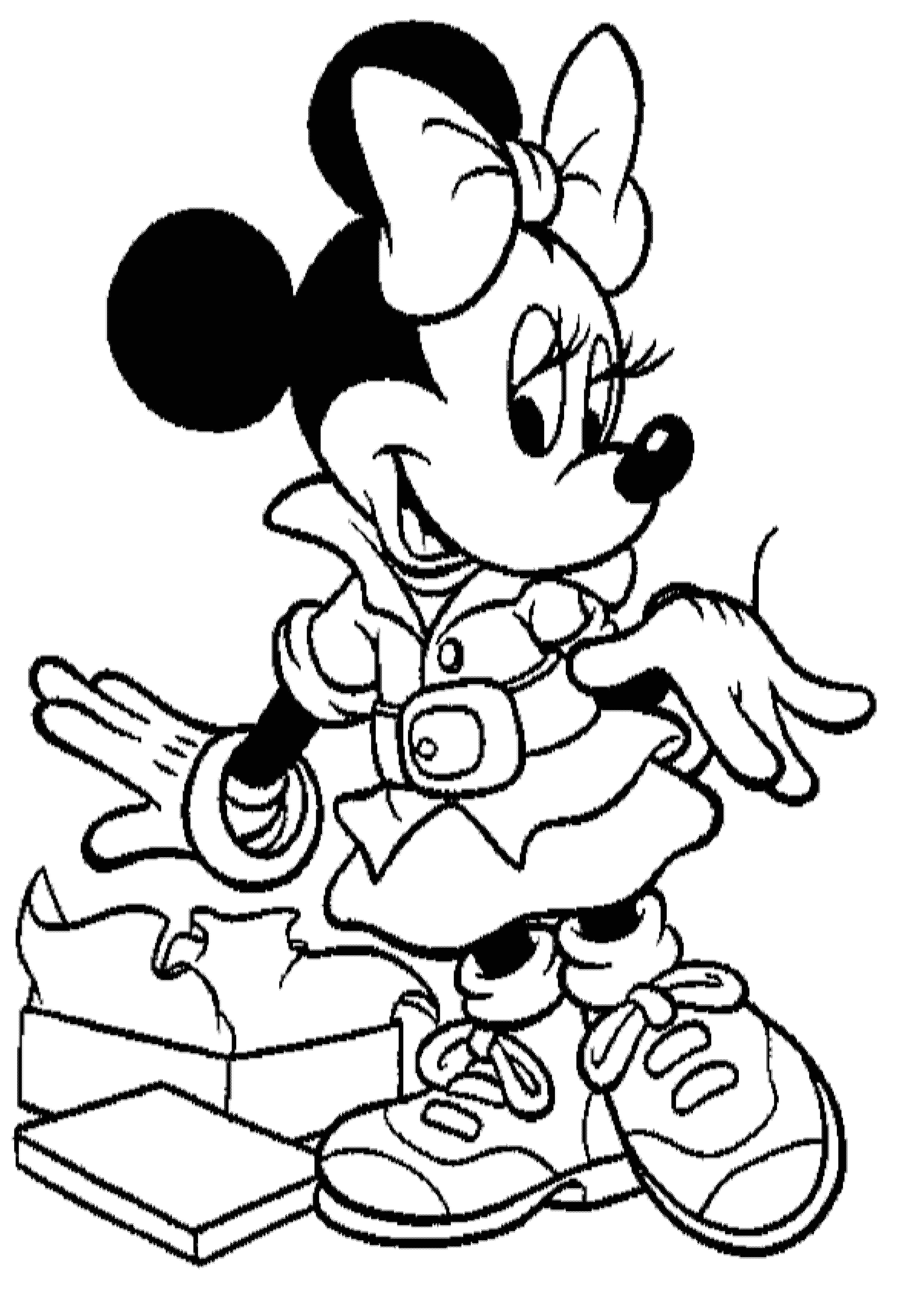 Coloriage Minnie Loup Coloriage Minnie Bebe Coloriage Donald Bb Donald with Coloriage