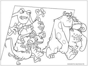 Coloriage Monstre Et Compagnie 3 41 Best Monstres Et Cie & Monsters University Images On Pinterest