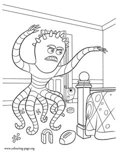 Coloriage Monstre Et Compagnie En Ligne Coloriage Dessins Dessins   Imprimer Et La Couleur En Ligne