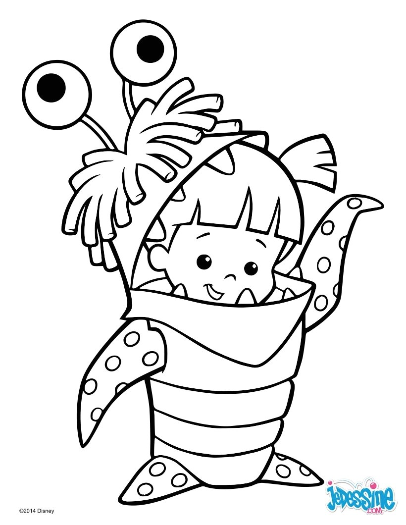 Coloriage Monstre Et Compagnie En Ligne Monstres Et Cie Coloriage