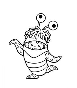 Coloriage Monstre Et Compagnie Gratuit Monstres Et Cie Coloriage