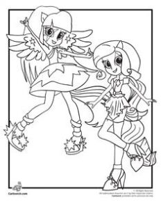 Coloriage My Little Pony Equestria Girl Rainbow Rocks My Little Pony Equestria Girls Coloring Pages