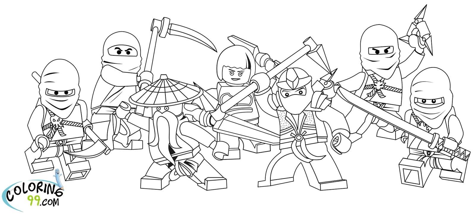 Coloriage Ninjago à Imprimer Gratuitement 93 Dessins De Coloriage Lego   Imprimer Sur Laguerche Page 9