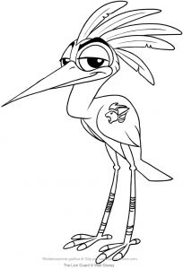 Coloriage Ono La Garde Du Roi Lion Coloriage De O La Garde Du Roi Lion