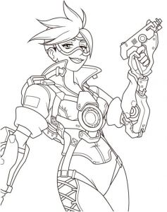 Coloriage Overwatch En Ligne Coloring Page Overwatch Wallpapers Pinterest