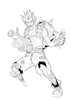 Coloriage Overwatch Faucheur 41 Best Coloriage Overwatch Images On Pinterest