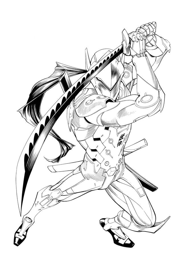 Coloriage Overwatch Genji 381 Best Overwatch Images On Pinterest