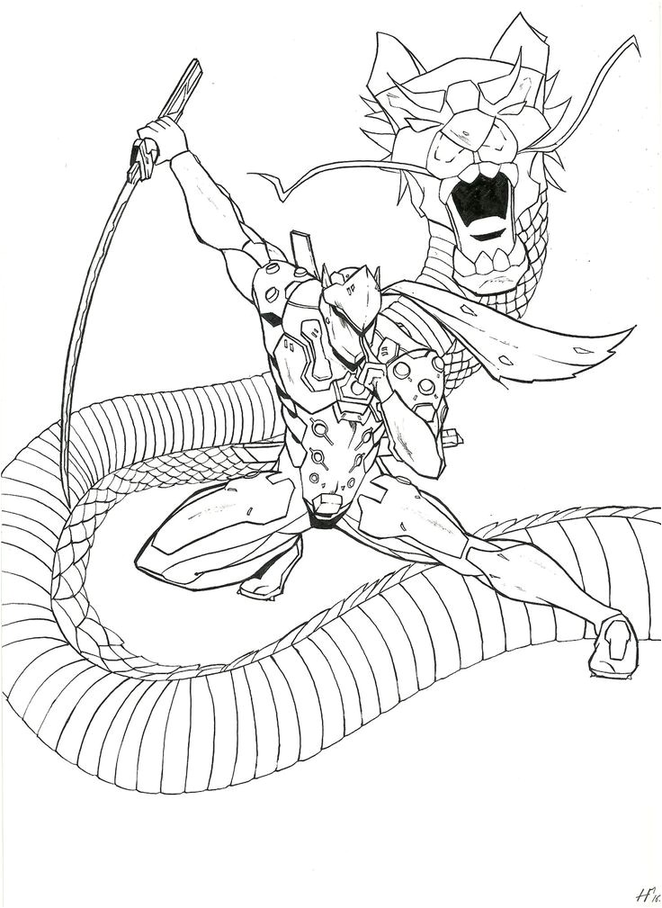 Coloriage Overwatch Genji 41 Best Coloriage Overwatch Images On Pinterest