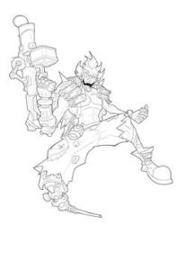 Coloriage Overwatch soldat 76 Kevin Raganit On Pinterest