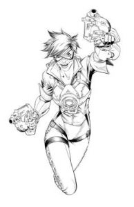 Coloriage Overwatch Tracer 73 Best Overwatch Tracer Images On Pinterest