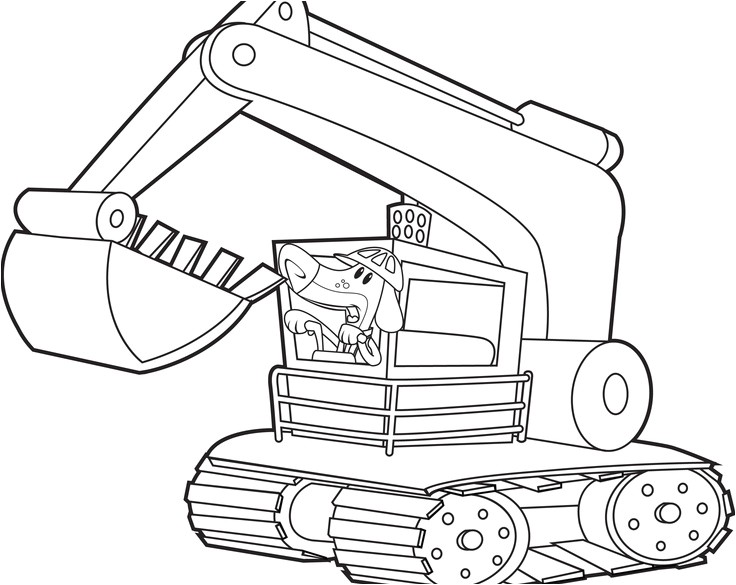 Coloriage Pelleteuse A Imprimer 23 Dessins De Coloriage Pelle Mécanique   Imprimer Sur Laguerche