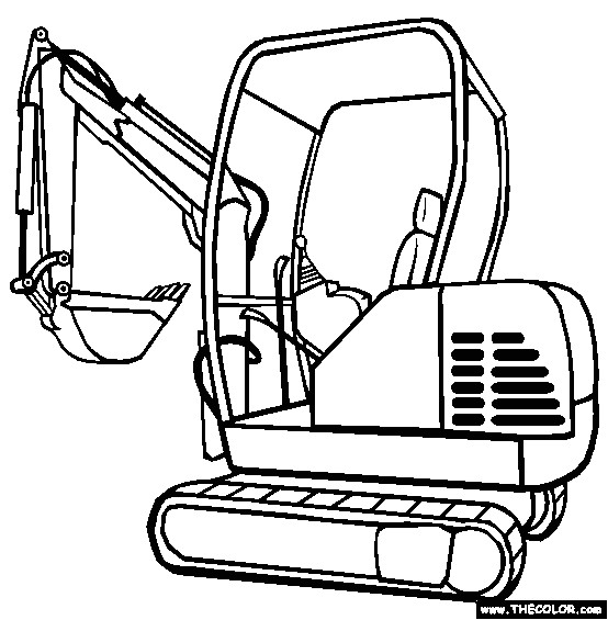 Coloriage Pelleteuse A Imprimer Bulldozer Pelle Mécanique 29 Transport – Coloriages   Imprimer