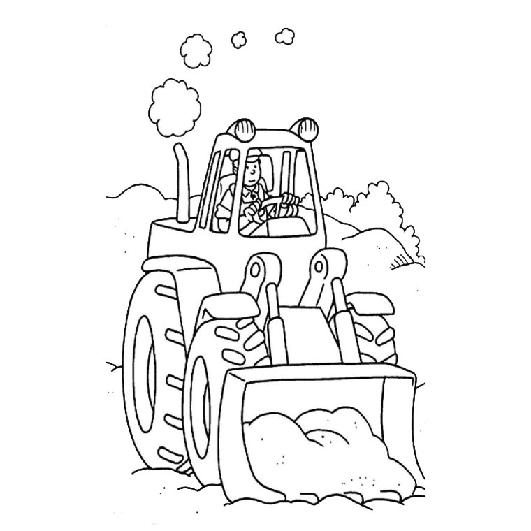 Coloriage Pelleteuse Gratuit Coloriage Pelleteuse A Imprimer Gratuit