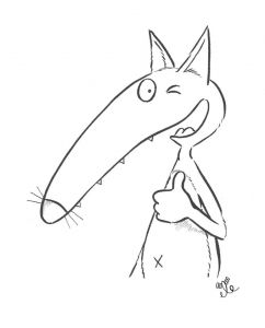 Coloriage Petit Loup Auzou Votez Loup Pour Un Monde "loupesque" Loupprésident