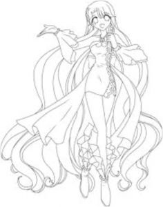 Coloriage Pichi Pichi Pitch Karen Coloriage Noelle Chanteuse Eternal Dream Of One Jewel