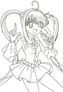 Coloriage Pichi Pichi Pitch Pure Coloring Pages Mermaid Melody Picture 34
