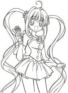 Coloriage Pichi Pichi Pitch Pure Mermaid Melody Coloring Pages