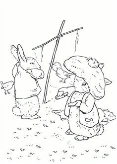 Coloriage Pierre Lapin à Imprimer Peter Rabbit Coloring Page Peter Rabbit