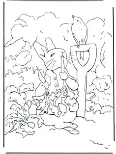 Coloriage Pierre Lapin à Imprimer Peter Rabbit Coloring Page Peter Rabbit