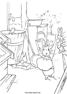 Coloriage Pierre Lapin à Imprimer Peter Rabbit Coloring Page Peter Rabbit