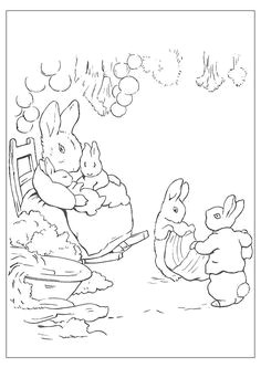 Coloriage Pierre Lapin à Imprimer Peter Rabbit Coloring Page Peter Rabbit