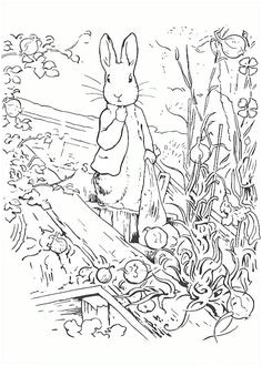 Coloriage Pierre Lapin à Imprimer Peter Rabbit Coloring Page Peter Rabbit