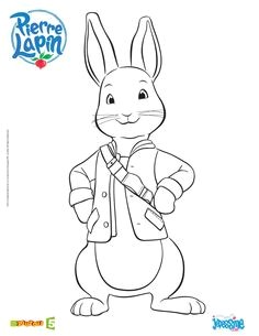 Coloriage Pierre Lapin Gratuit Peter Rabbit Colour Lily Treehouse Feladatos Pinterest