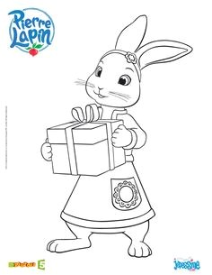 Coloriage Pierre Lapin Gratuit Peter Rabbit Colour Lily Treehouse Feladatos Pinterest