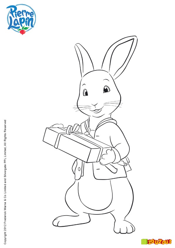 Coloriage Pierre Lapin Zouzou Les Coloriages De Pierre Lapin Zouzous Dessins Animés Pour Les