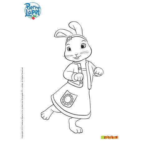 Coloriage Pierre Lapin Zouzou Les Coloriages Des Zouzous Zouzous Dessins Animés Pour Les tout
