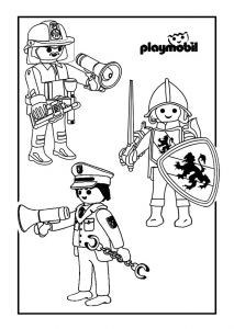 Coloriage Playmobil Policier à Imprimer Coloriage Playmobil A Imprimer