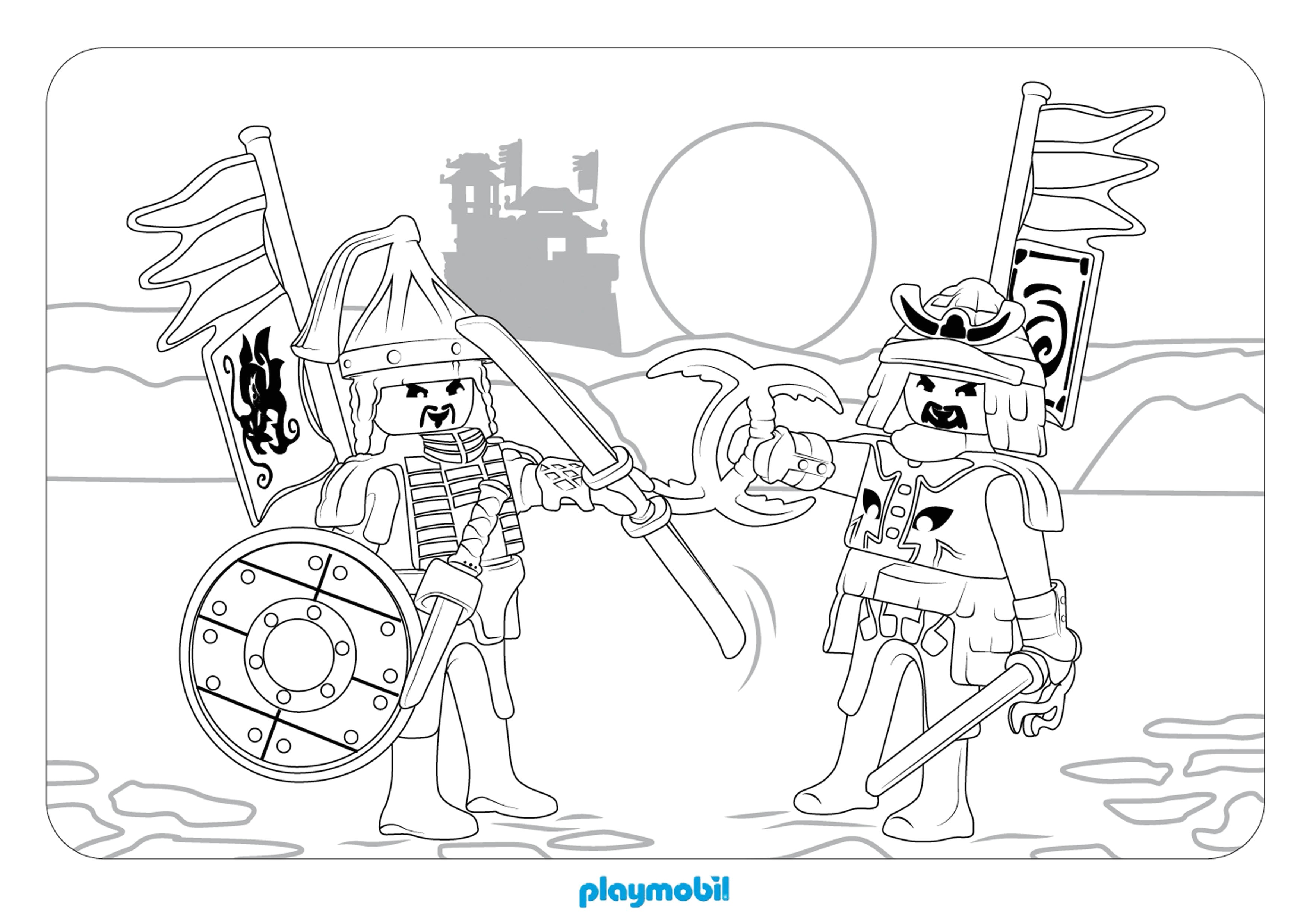 Coloriage Playmobil Pompier à Imprimer 37 Mignon Image Dessin A Colorier Gratuit Chateau fort