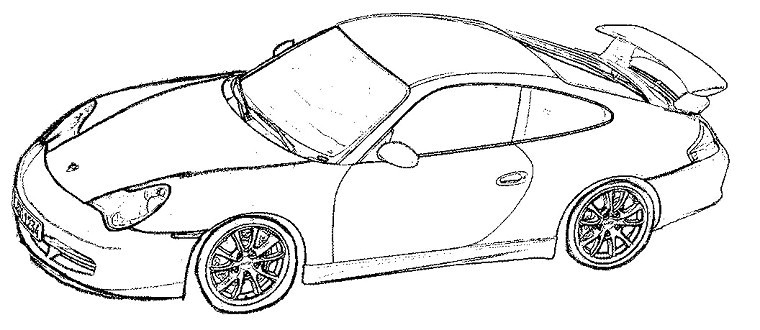 Coloriage Porsche 911 A Imprimer Coloriage De Porsche 911 Turbo