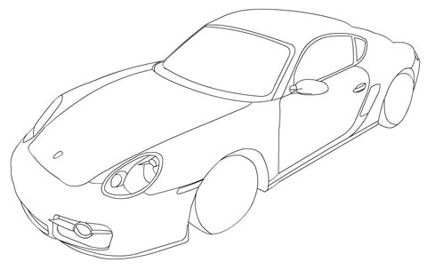 Coloriage Porsche 911 A Imprimer Coloriage Porsche 911