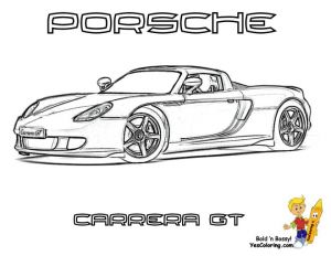 Coloriage Porsche 911 A Imprimer Coloriage Porsche Carrera Gt Dessin Gratuit   Imprimer