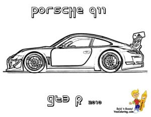 Coloriage Porsche 911 Turbo A Imprimer Coloriage Porsche 911 Gte Dessin Gratuit   Imprimer