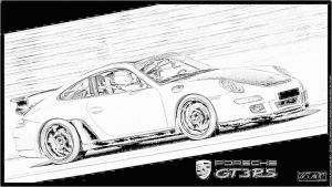 Coloriage Porsche 918 Coloriages Imprimer Porsche Numéro
