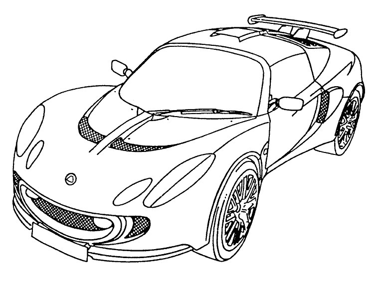 Coloriage Porsche à Imprimer Coloriage Automobile Les Beaux Dessins De Transport   Imprimer Et