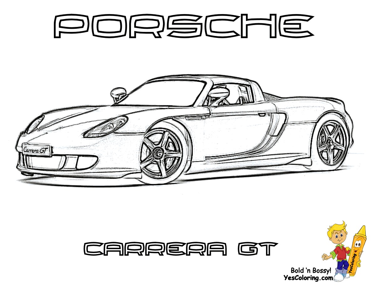 Coloriage Porsche Carrera Gt Fantastic Porsche Panamera Coloring Pages Image Collection