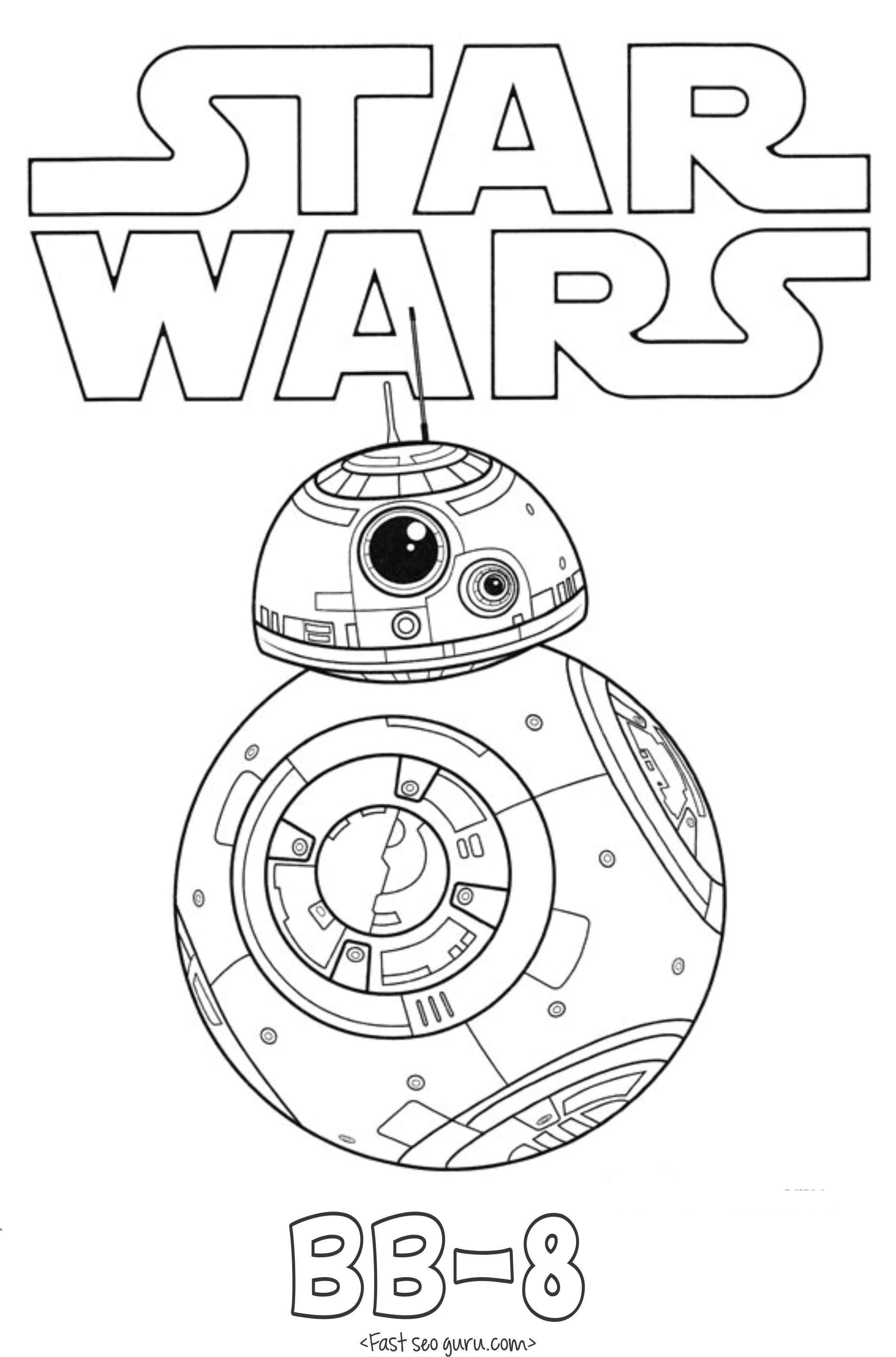 Coloriage R2d2 Et Bb8 Print Out Star Wars the force Awakens Bb 8 Coloring Pages 2067